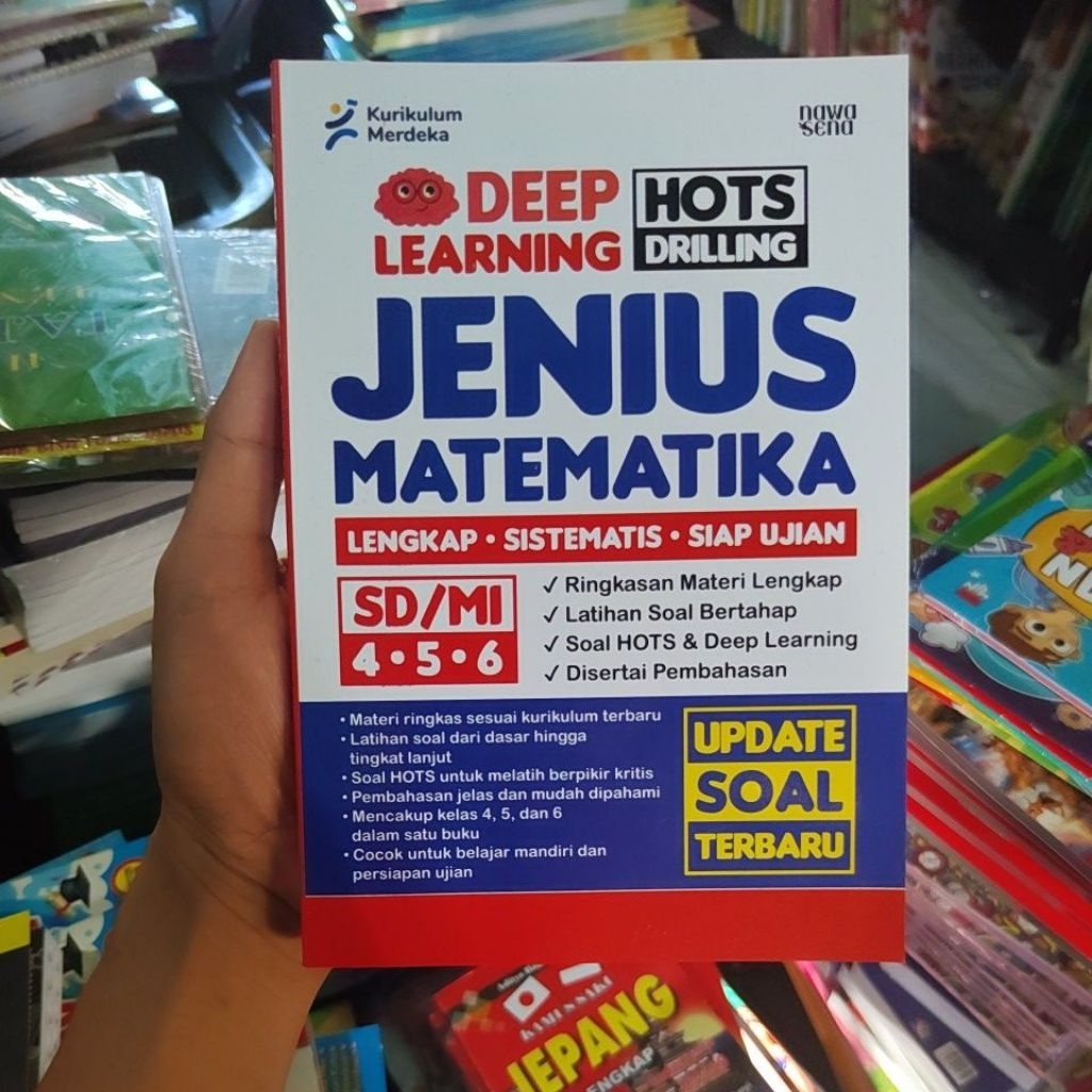 Buku Jenius Matematika SD-MI Kelas 4-5-6 - Nawasena