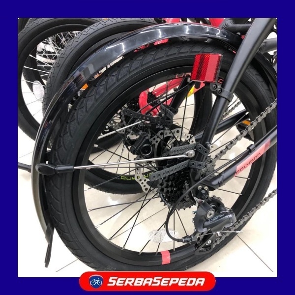 Polygon Fender Sepeda Lipat 20 - Aksesoris Sepeda