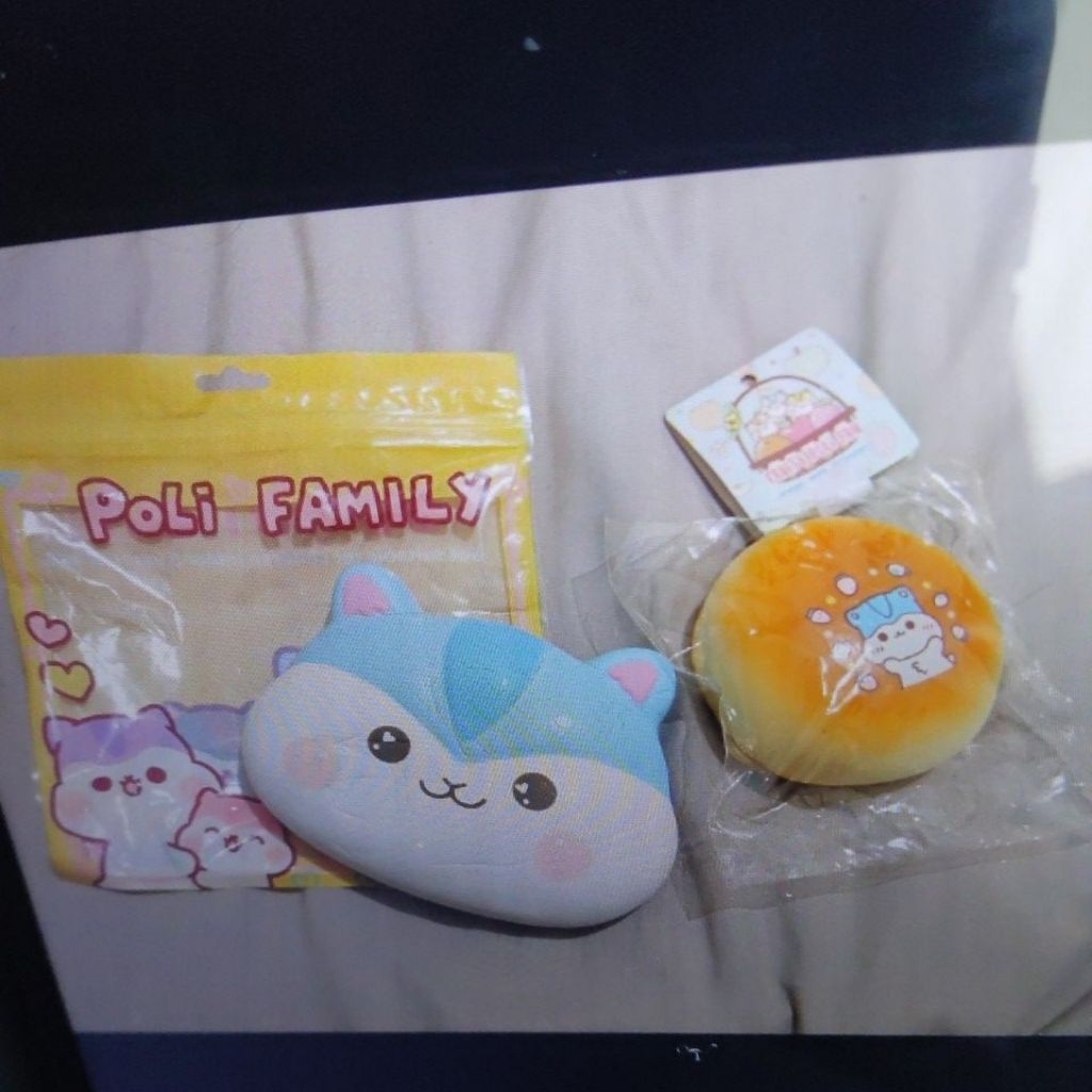 (Squishy Preloved) Poli Bun + Poli Family