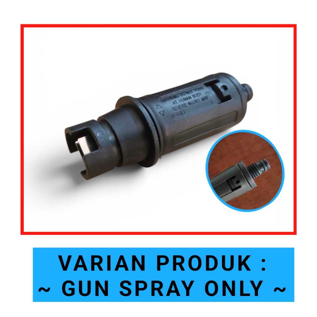 NOZZLE DEPAN FOR HIGH PRESSURE CLEANNER I NOZZLE DEPAN GUN SPRAY JET CLEANNER WASHER REAIM ORION SUP