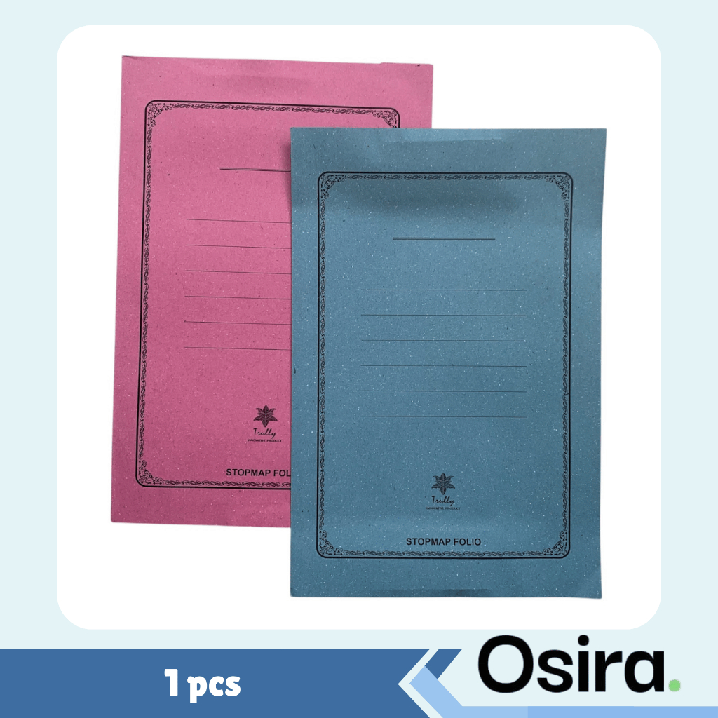 Stopmap Folio Merah / Biru / Hijau / Kuning 1pcs