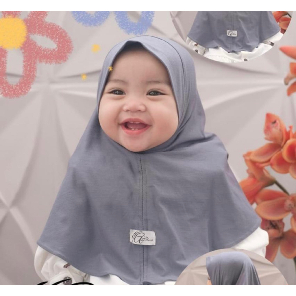Hijab instan anak-bergo Clarisa-hijab instan anak