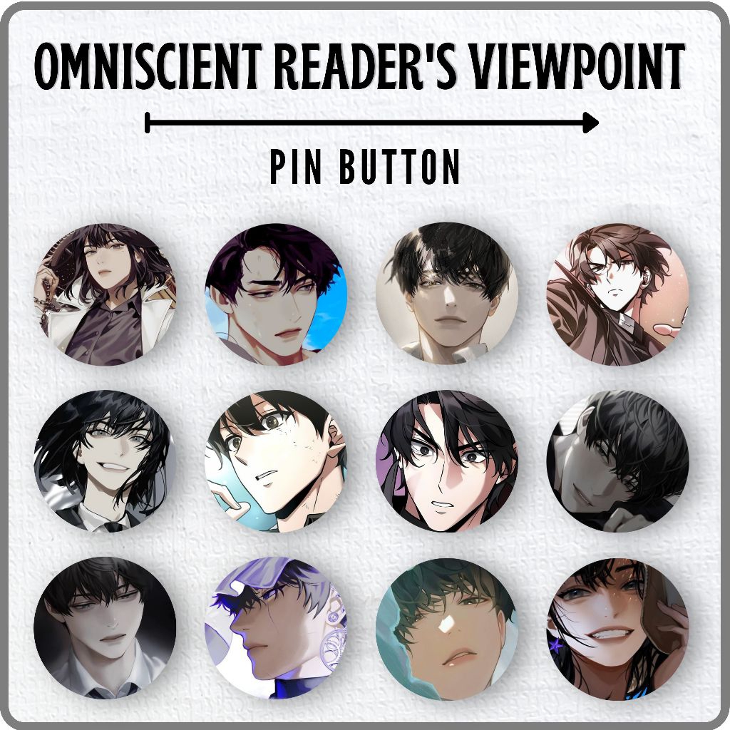 PIN BUTTON MANHWA OMNISCIENT READER'S VIEWPOINT NOVEL 4CM