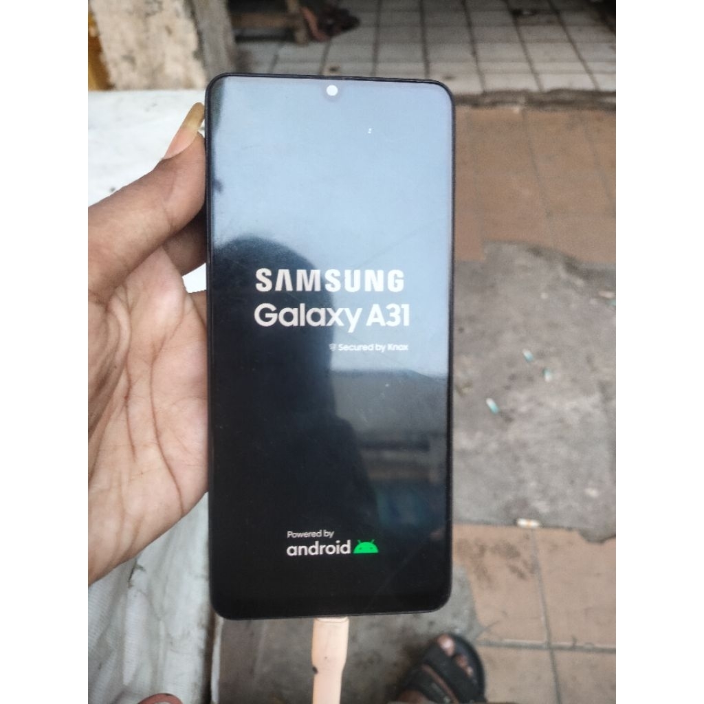 LCD ORI COPOTAN SAMSUNG A31 MINUS TC RETAK