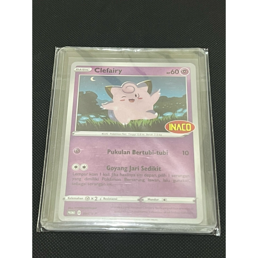 kartu pokemon promo inaco cleffairy