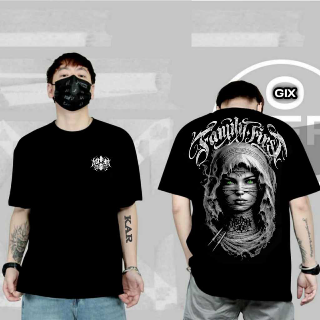 GIX DISTRO / KAOS SAMURAI JEPANG HITAM PUTIH  / KAOS THE KATANA / KAOS DISTRO SAMURAI / KAOS ZORO / 