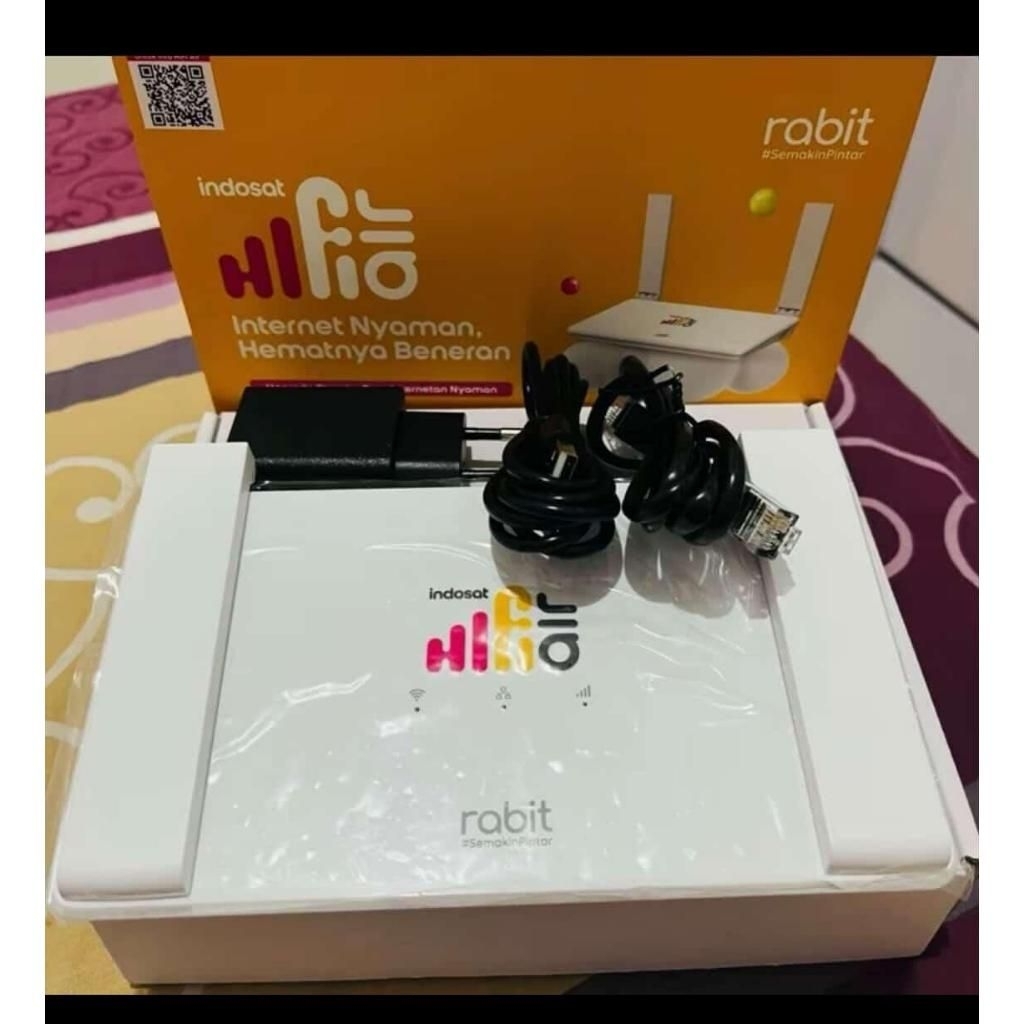 Hifi Air CPE-XR Kartu Indosat Tri Bonus 50GB Wifi 6 Jaringan 4G LTE Modem Wifi Portable 32 Perangkat