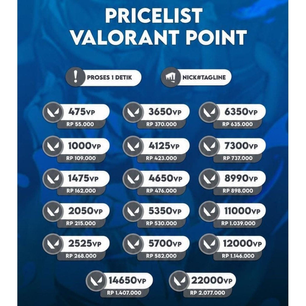 VALORANT POINT (4.000 VP UP)