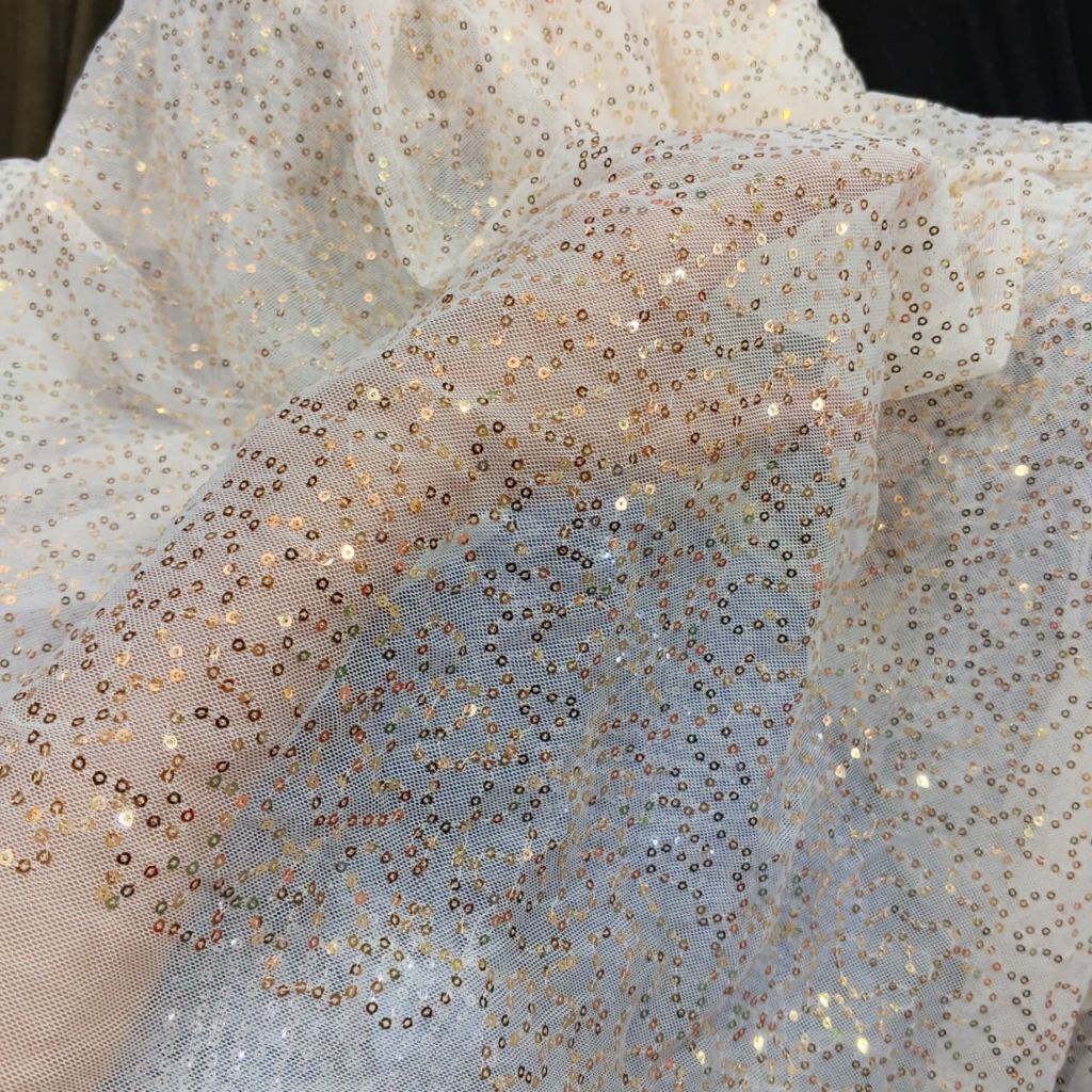 kain tile payet sequin premium motif - kain tile sequin premium - kain tile payet full sequin [0,5m]