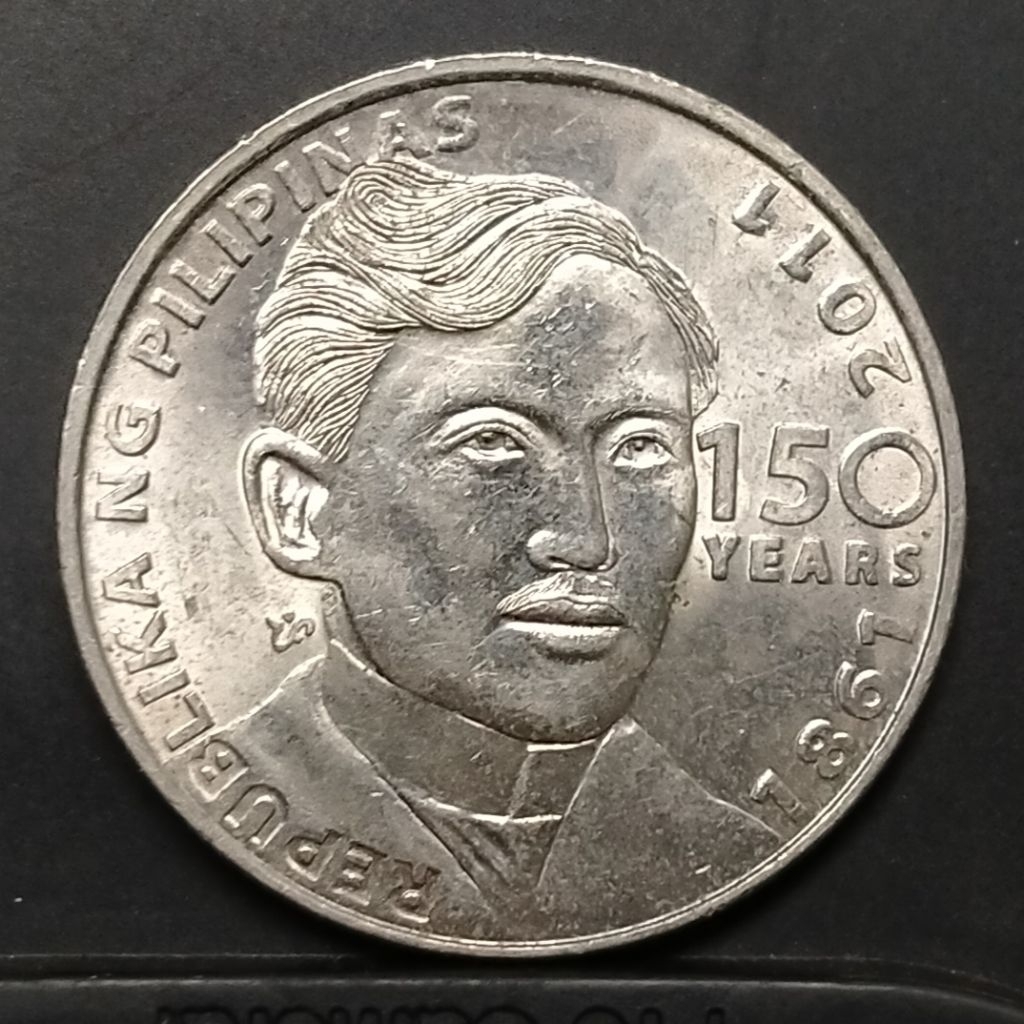 Koleksi Koin Filipina 1 Piso 2011 Jose Rizal Comemmorative