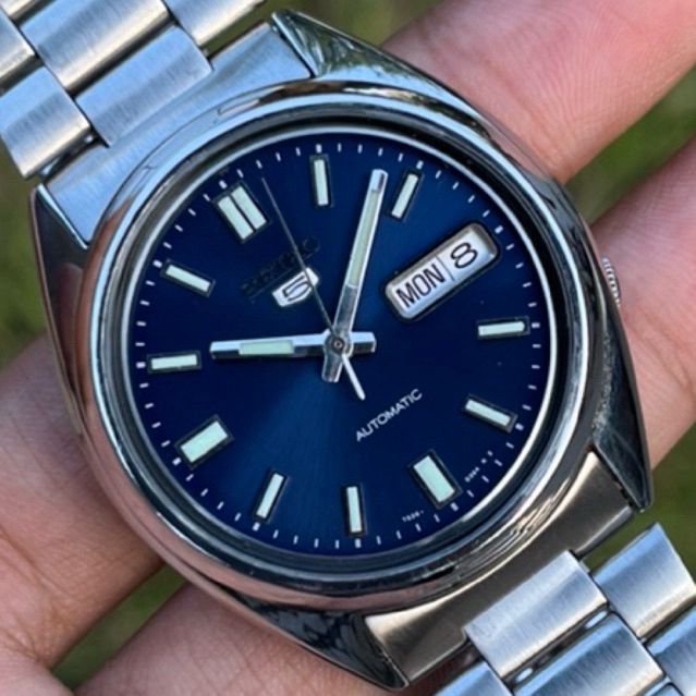SEIKO 5 SNXS77K1 AUTOMATIC BLUE SUNBURST