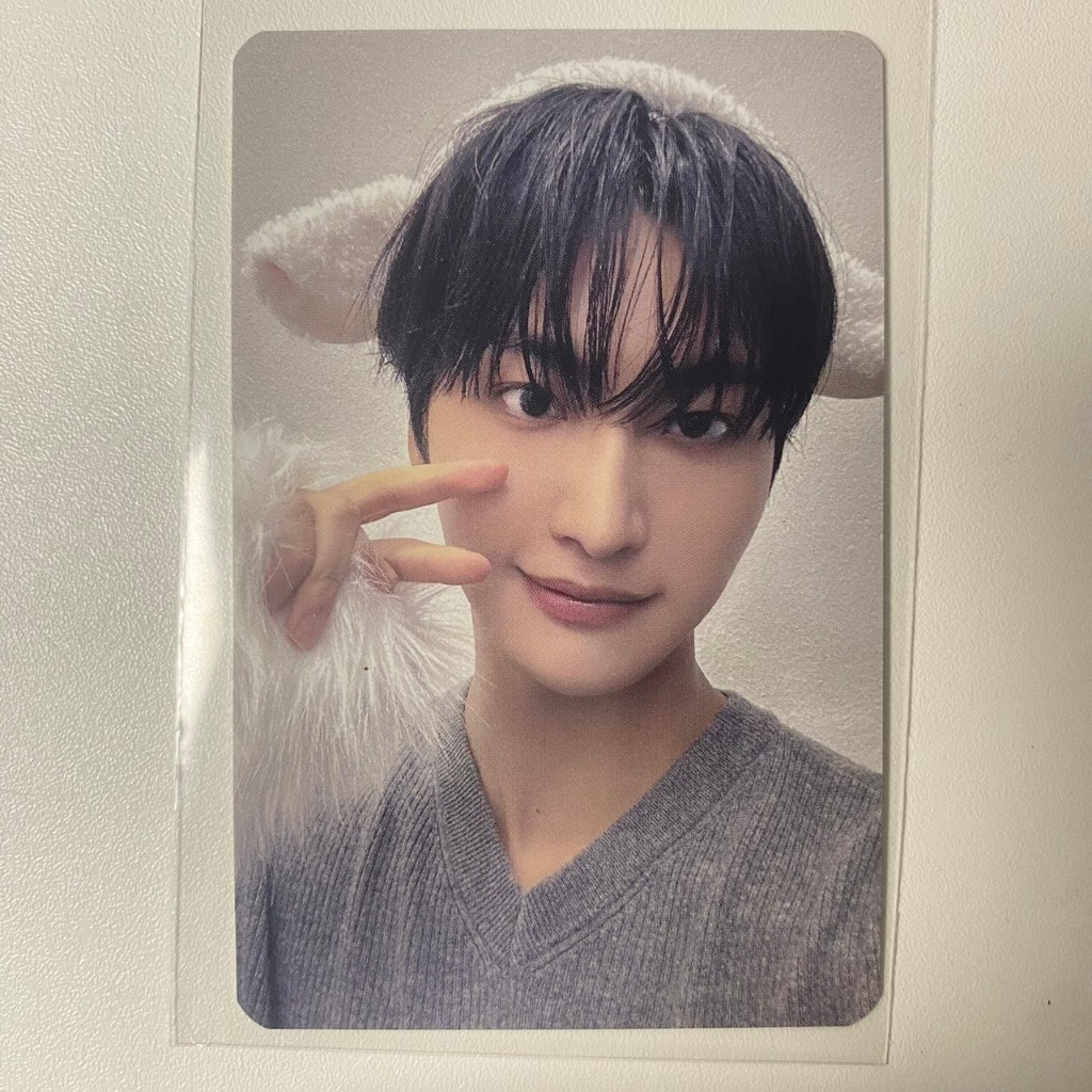 ATEEZ SEONGHWA MAKESTAR GOLDEN HOUR PART 4 PHOTOCARD FANSIGN BENEFIT FS