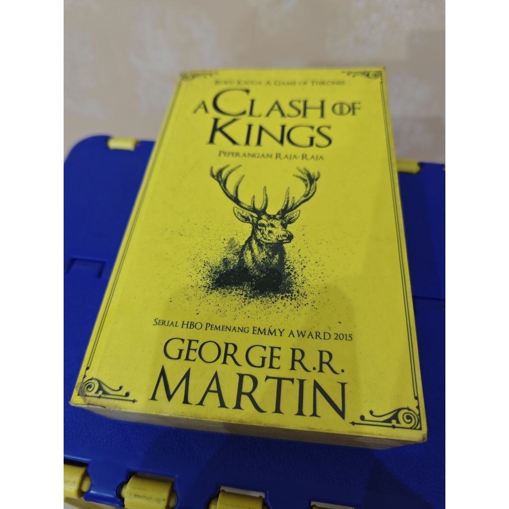 Novel ori original A Clash of Kings Game of Thrones Throne 2 peperangan raja preloved buku fantasiou