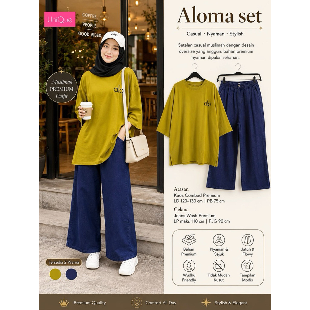 ALOMA SET OVERSIZE by UNIQUE