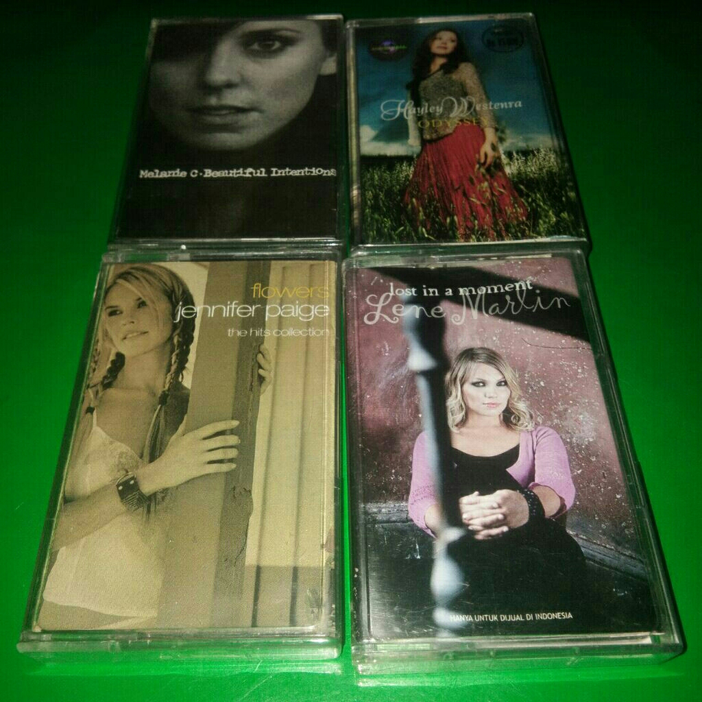 kaset pita mel c heyley westenra Jennifer Paige lene marlin