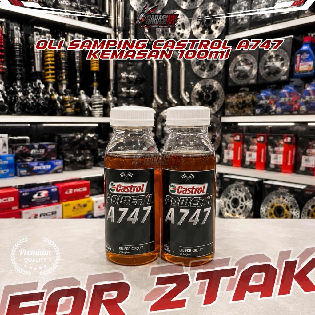 OLI SAMPING CASTROL A747 KEMASAN REPACT 100ml ORIGINAL