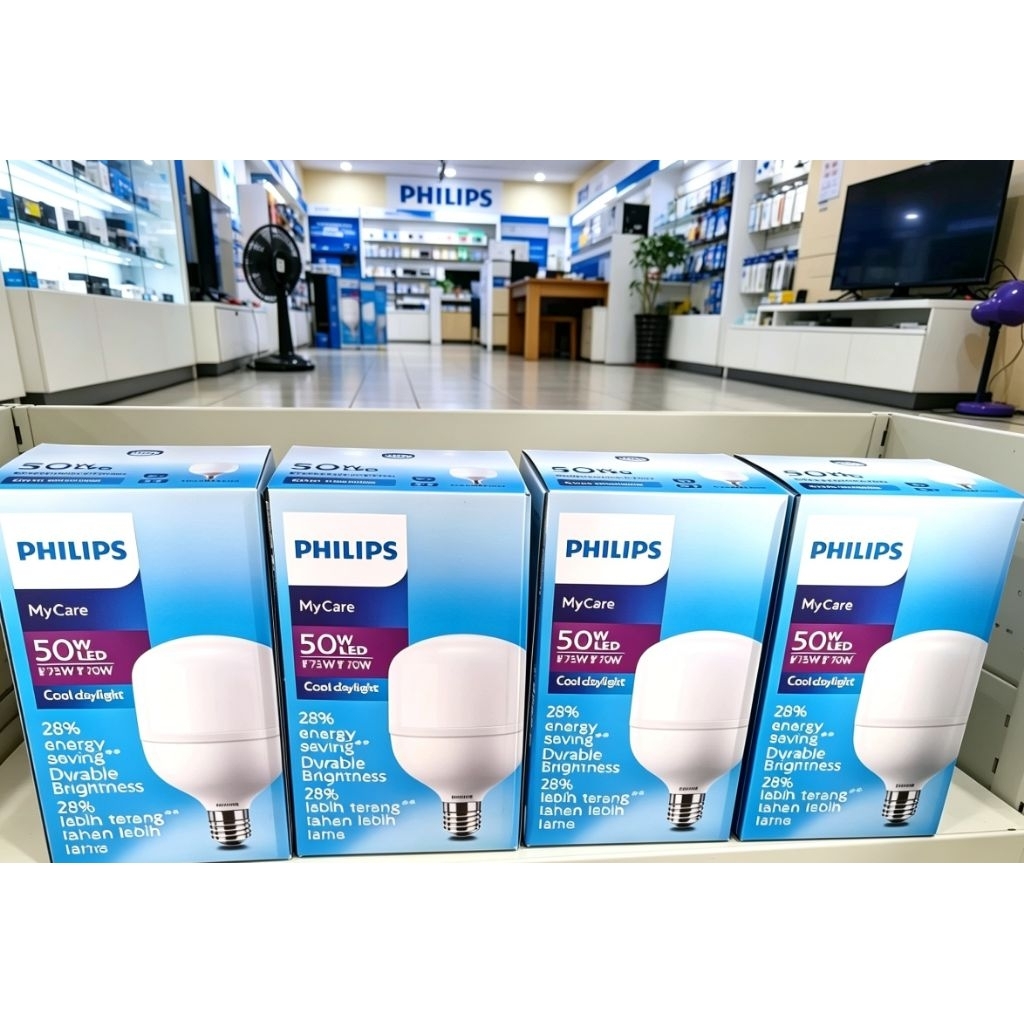 promo 4 PCS PHILIPS LED 50 WATT termurah
