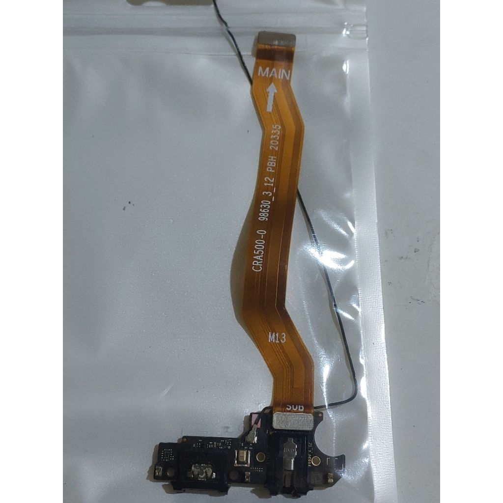 papan cas + flexibel realme c15 second original cabutan