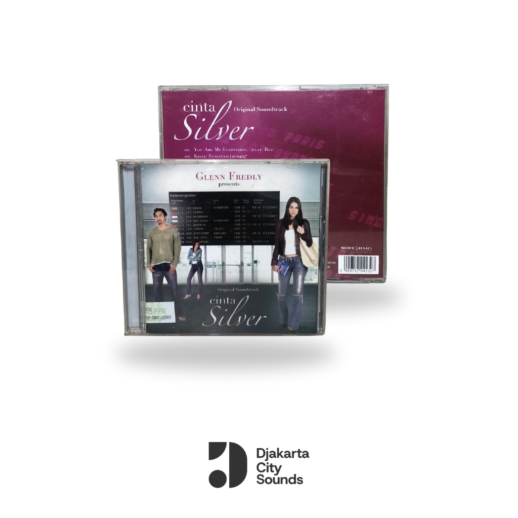 CD Music Glenn Fredly - Original Soundtrack Cinta Silver