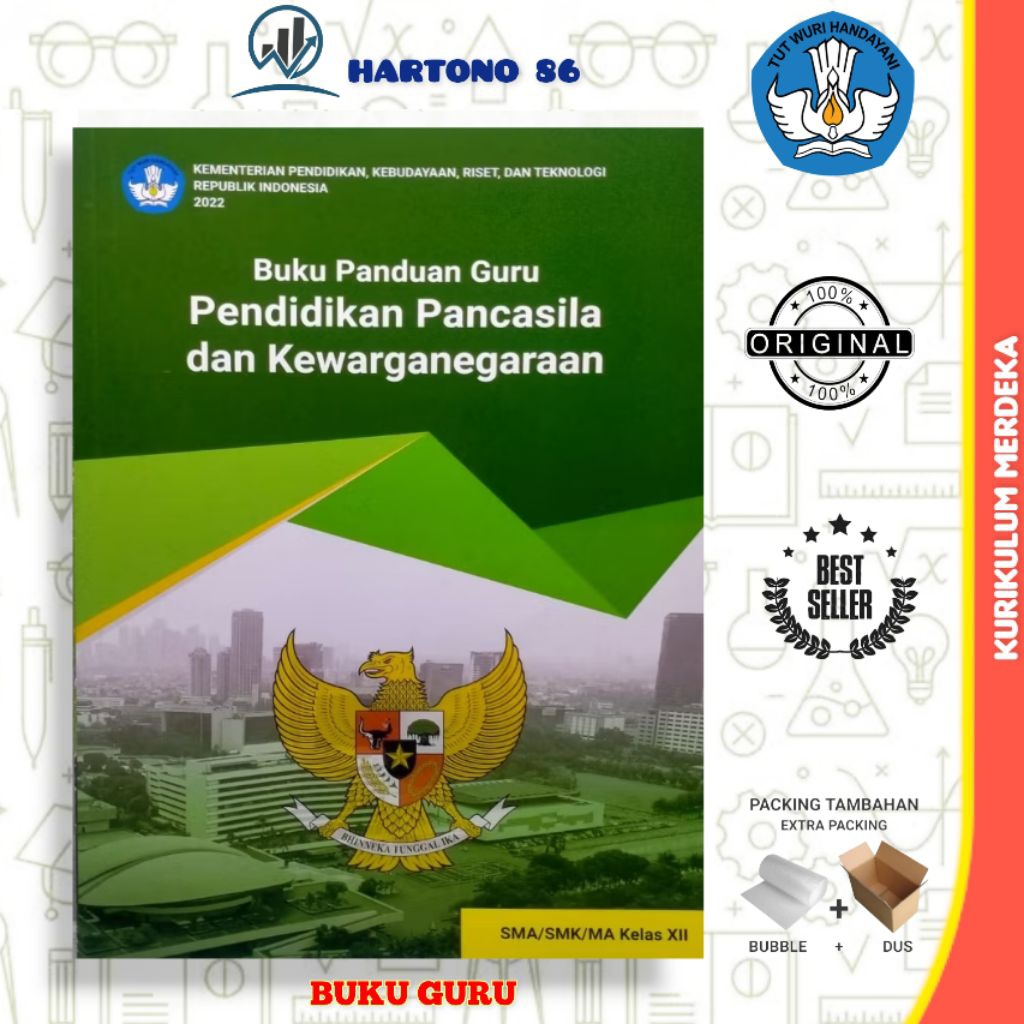 Buku GURU PPKN SMA/SMK/MA Kelas 12 Kurikulum Merdeka Kemdikbudristek