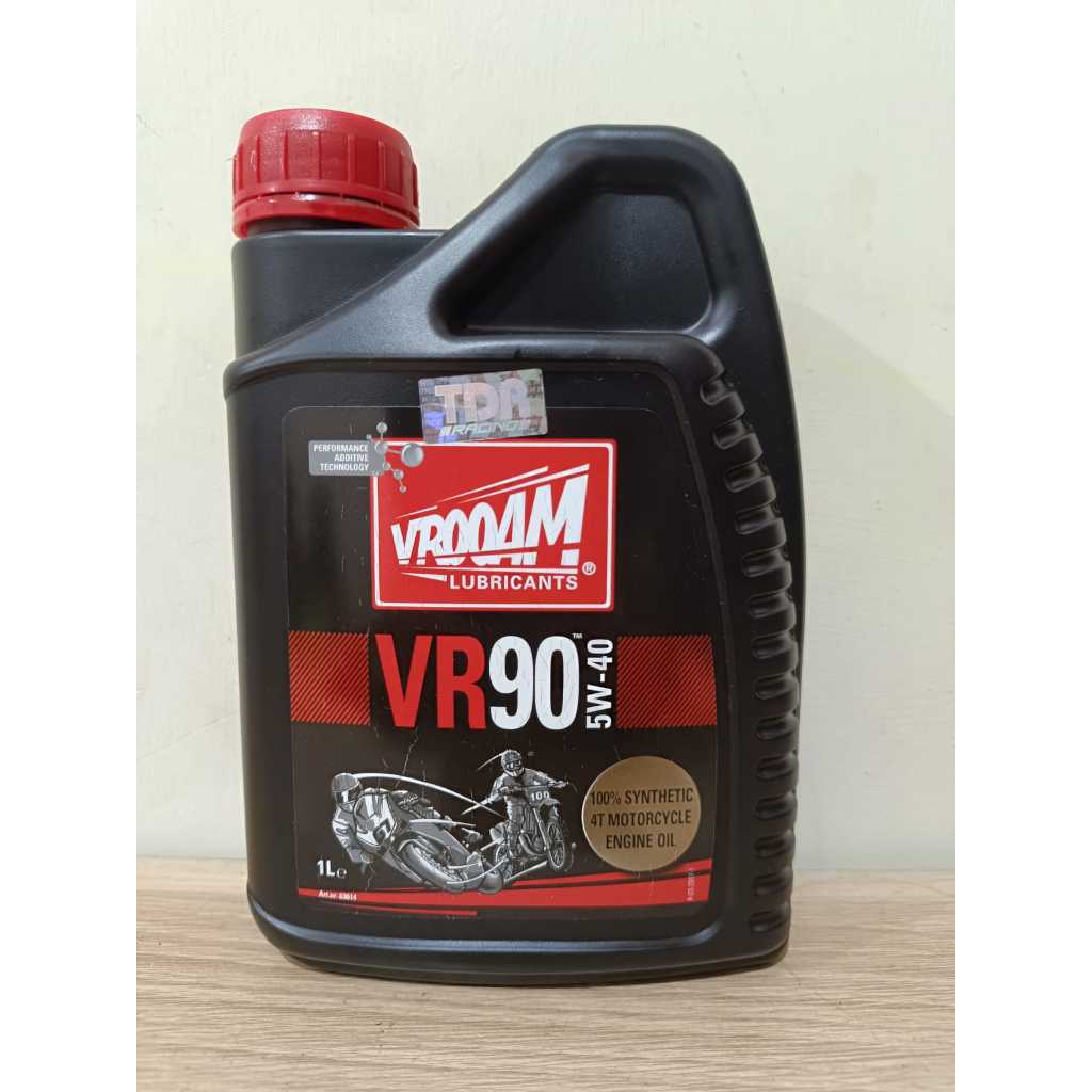 TDR VROOAM VR90 5W-40 4T 100% Synthetic PAO ESTER vr 90 5w40 oli