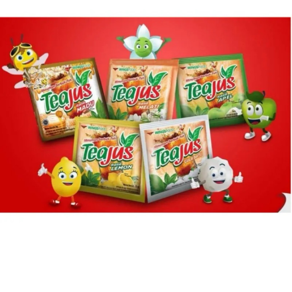 teajus 1 renceng isi 10
