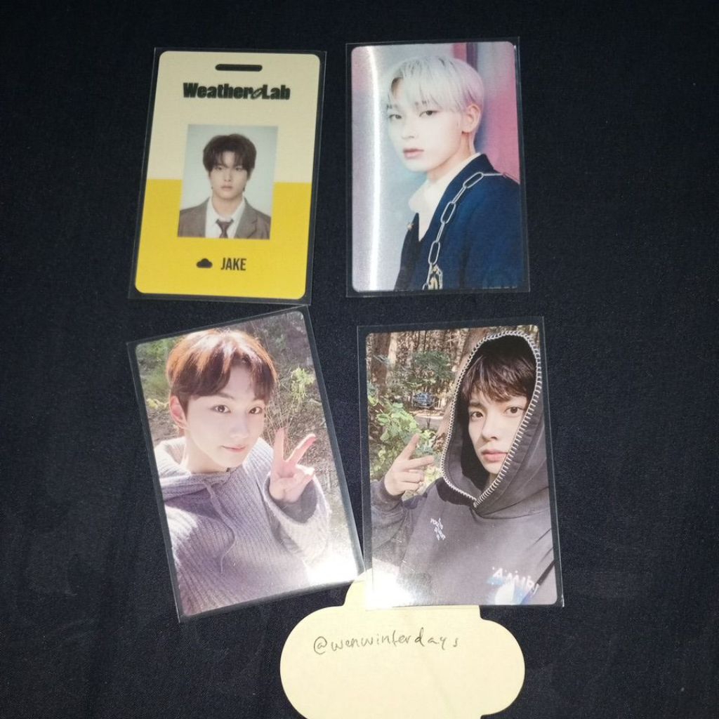 ENHYPEN PHOTOCARD PC JUNGWON JAKE POB BDO BORDER DAY ONE PEACE SELCA WV BENEFIT WEVERSE ALBUM JP JAP