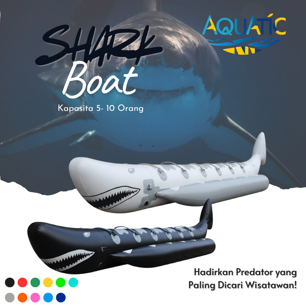 Hiu Boat Banana Shark Boat Wahana Air AQUATIC