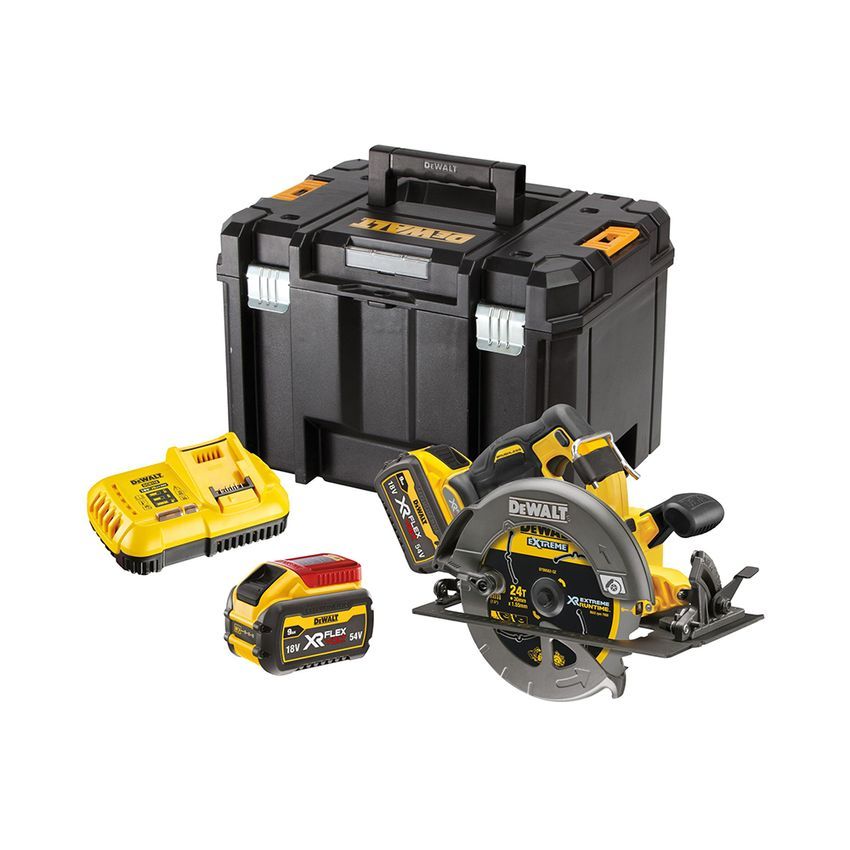 Dewalt Gergaji Sirkular Cordless 60V DCS578X2-KR - Kuning/Hitam Cordless Circular Saw