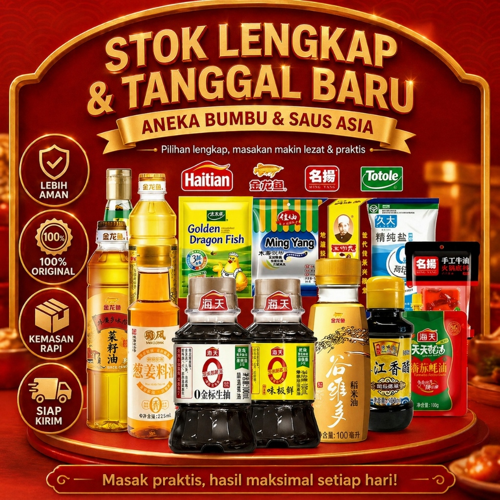 [Super Value] Set Bumbu Haiti - Set Bumbu Dapur Lengkap, Kecap Asin, Sari Ayam, Botol Kecil