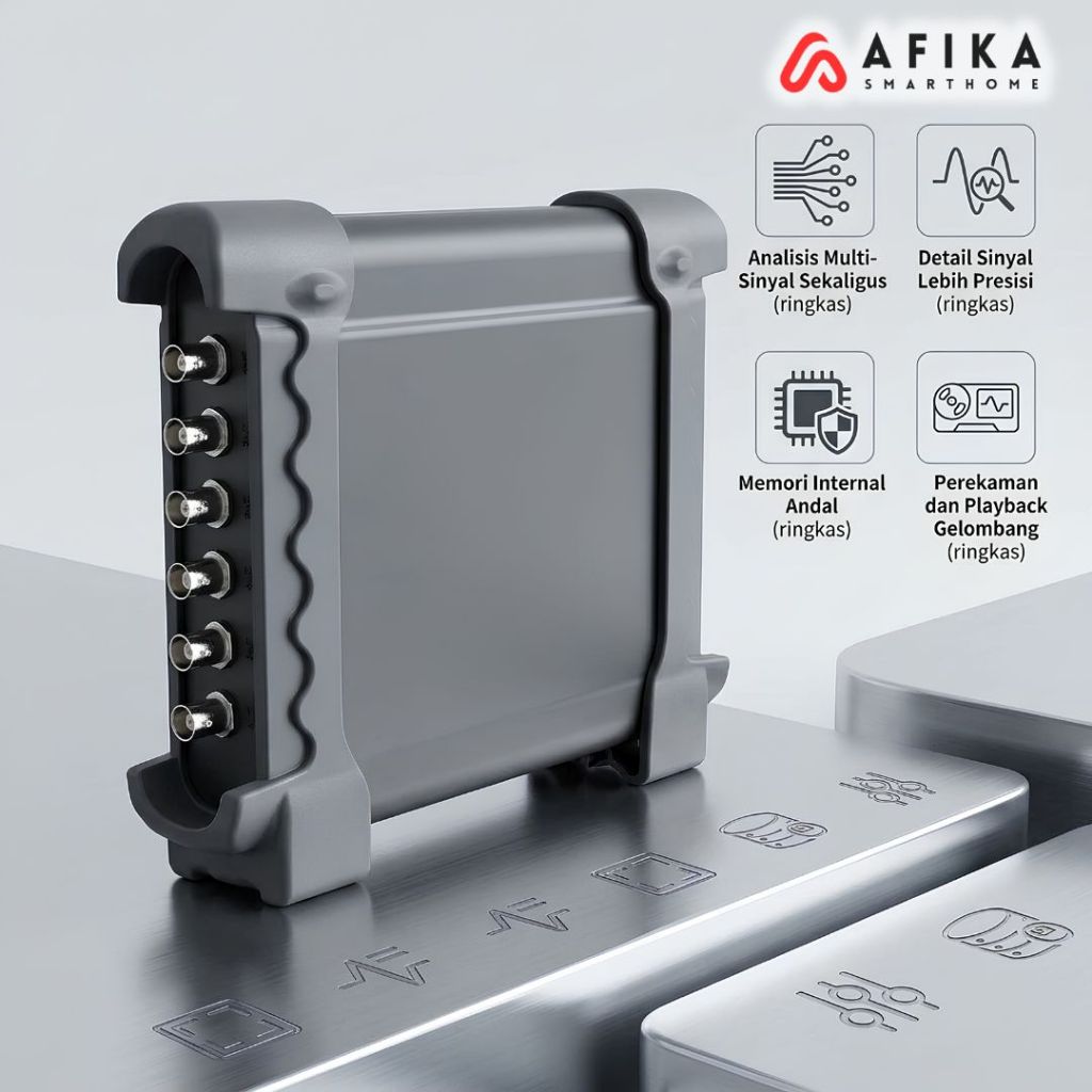 Digital Oscilloscope 8 Channel USB Alat Tes Sensor Pengapian Kendaraan Generator Sinyal ECU Simulato