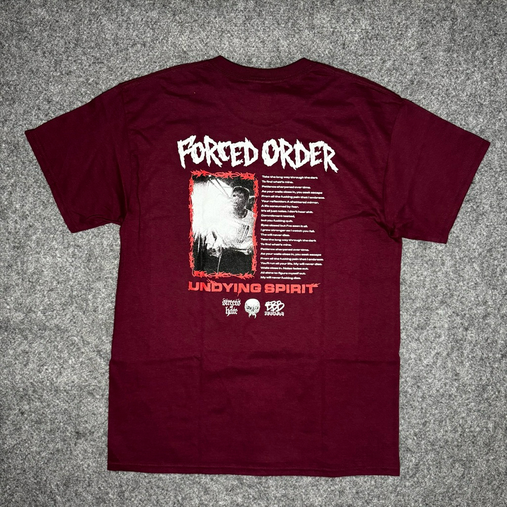Forced Order " Undying Spirit " Tshirt Official Band