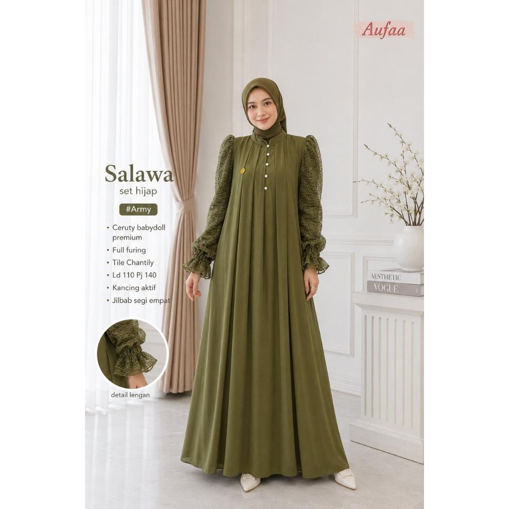 SALAWA SET HIJAB BY AUFAA