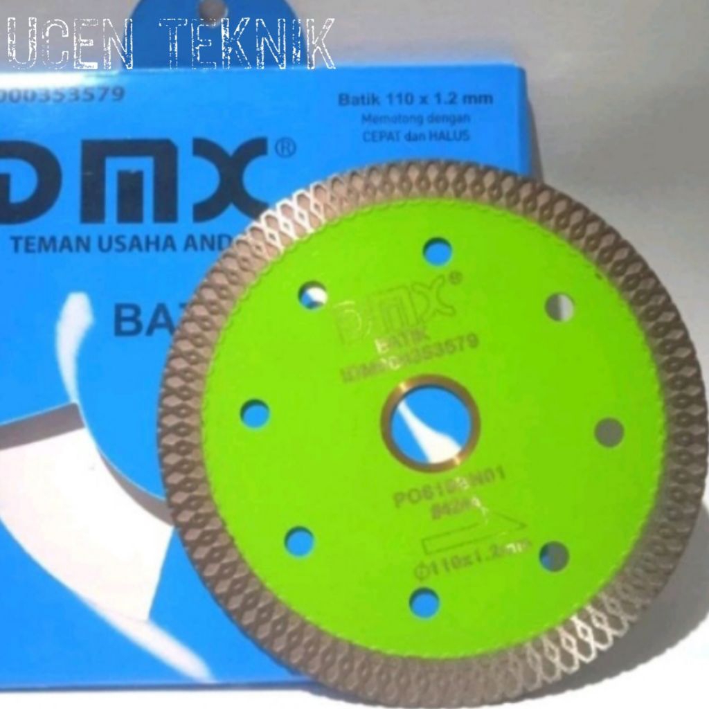 mata Gerindra kramik granit DMX 4 inch pisau potong granit Diamond Turbo Batik