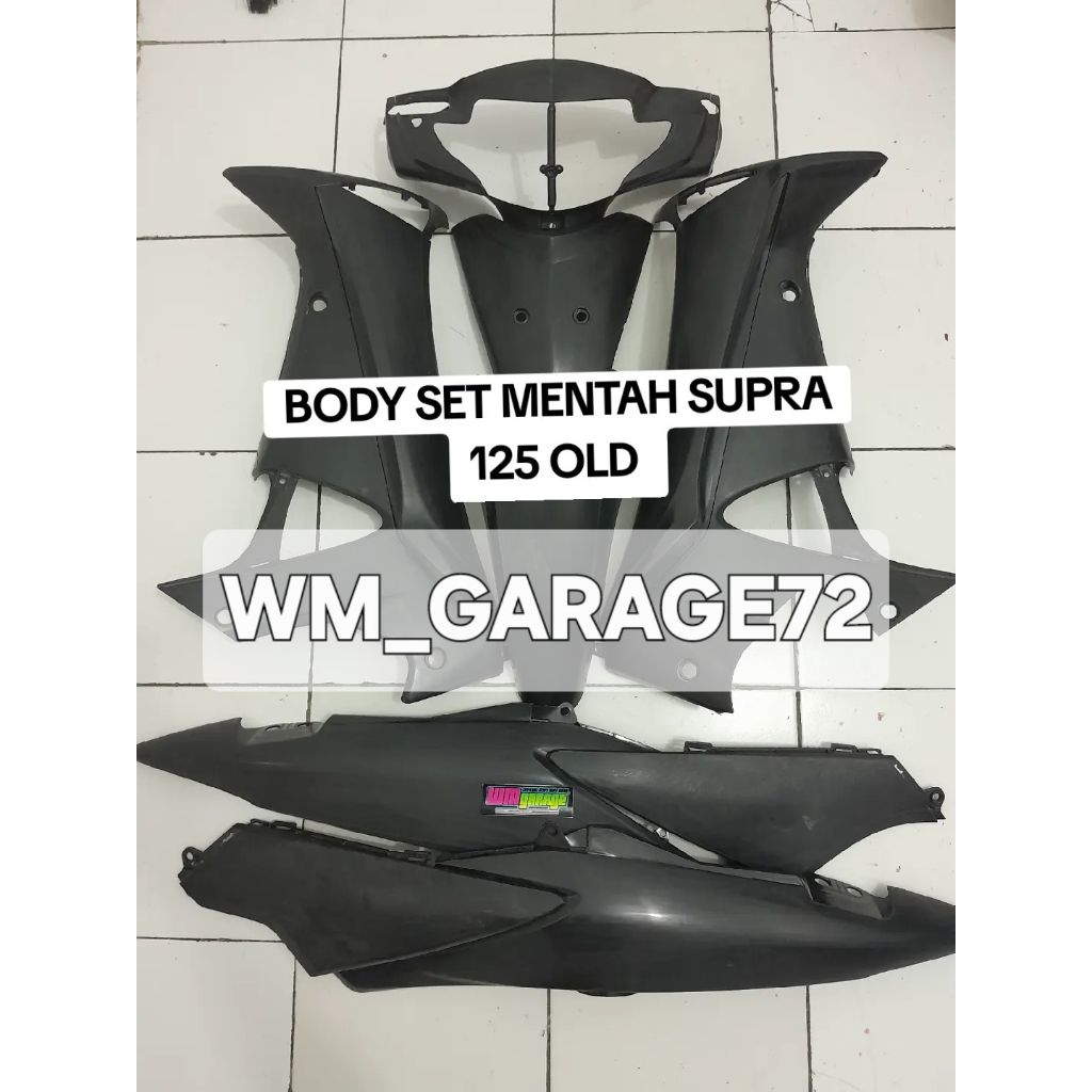 Body set supra 125 old/wave 125 mentah