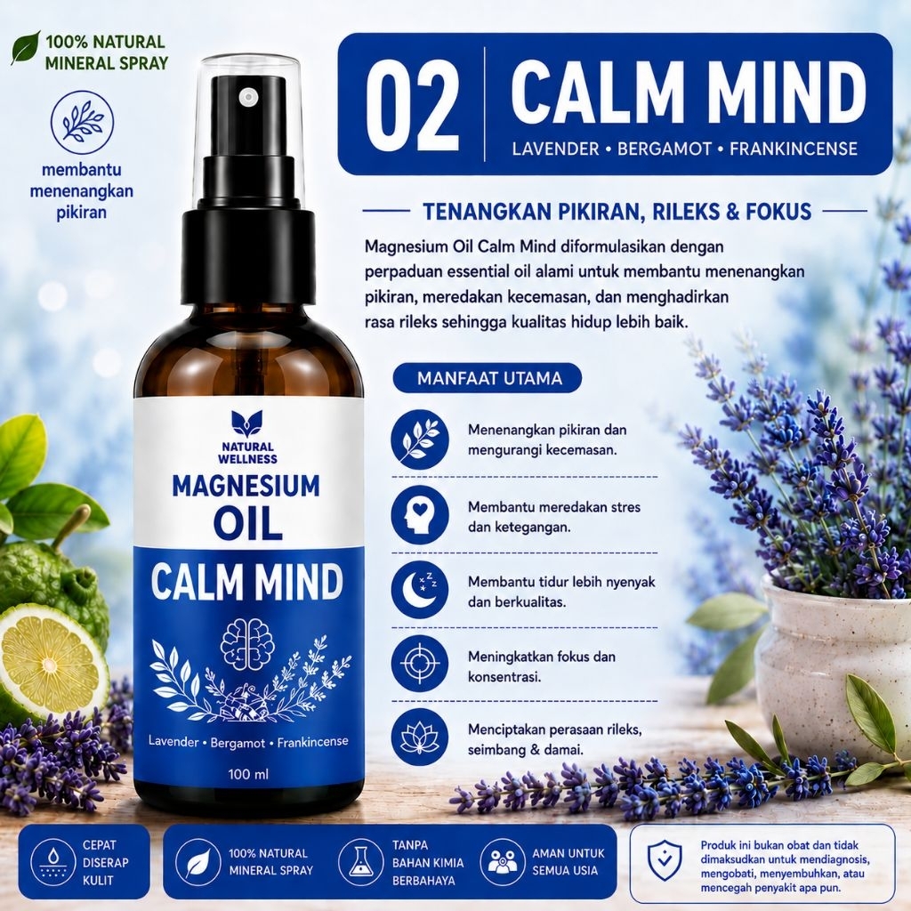 Magnesium Oil Calm Mind 100ml