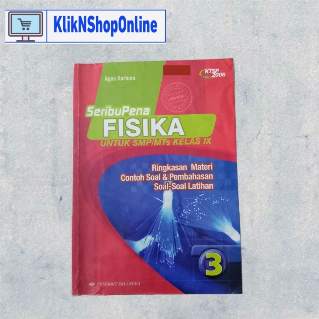 Preloved - Seribu Pena Fisika untuk SMP/MTs Kelas 9 KTSP 2016