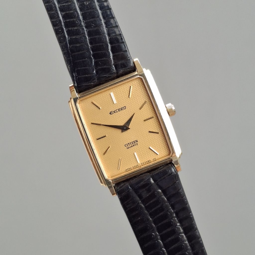 jam tangan vintage citizen exceed tank original