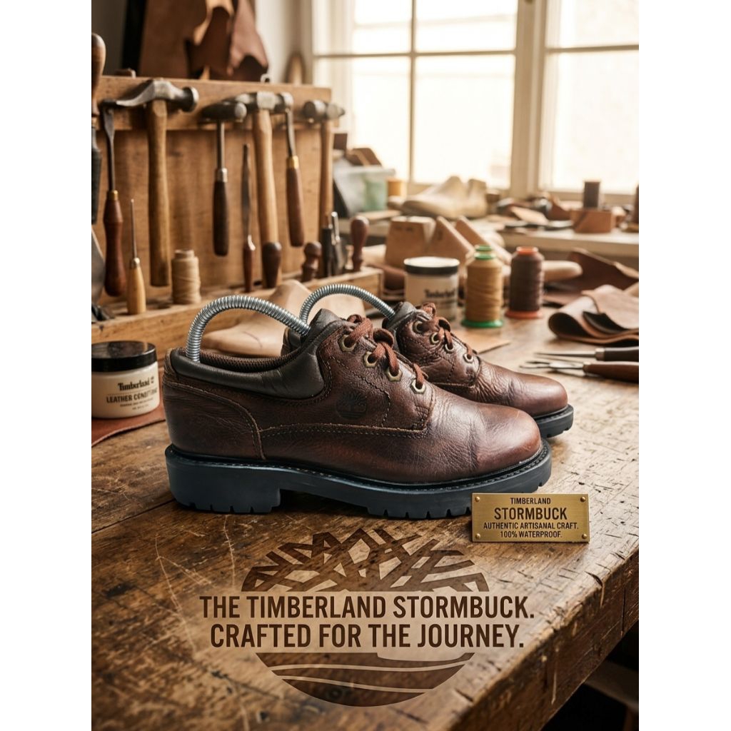 Sepatu Kulit Timberland Waterproof Stormbuck