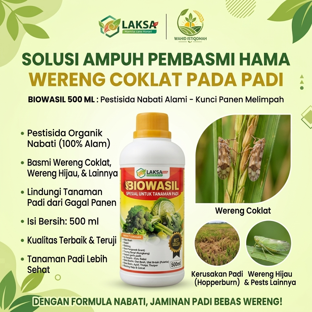 Pestisida Nabati Obat Hama Wereng Coklat Pada Tanaman Padi - Obat Hama Padi Wereng Coklat - Obat Pes