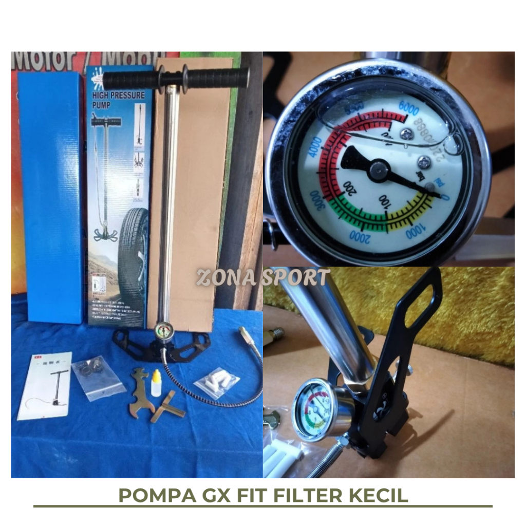 POMPA GX FIT FILTER KECIL ORIGINAL ASLI POMPA PCP 6000 PSI