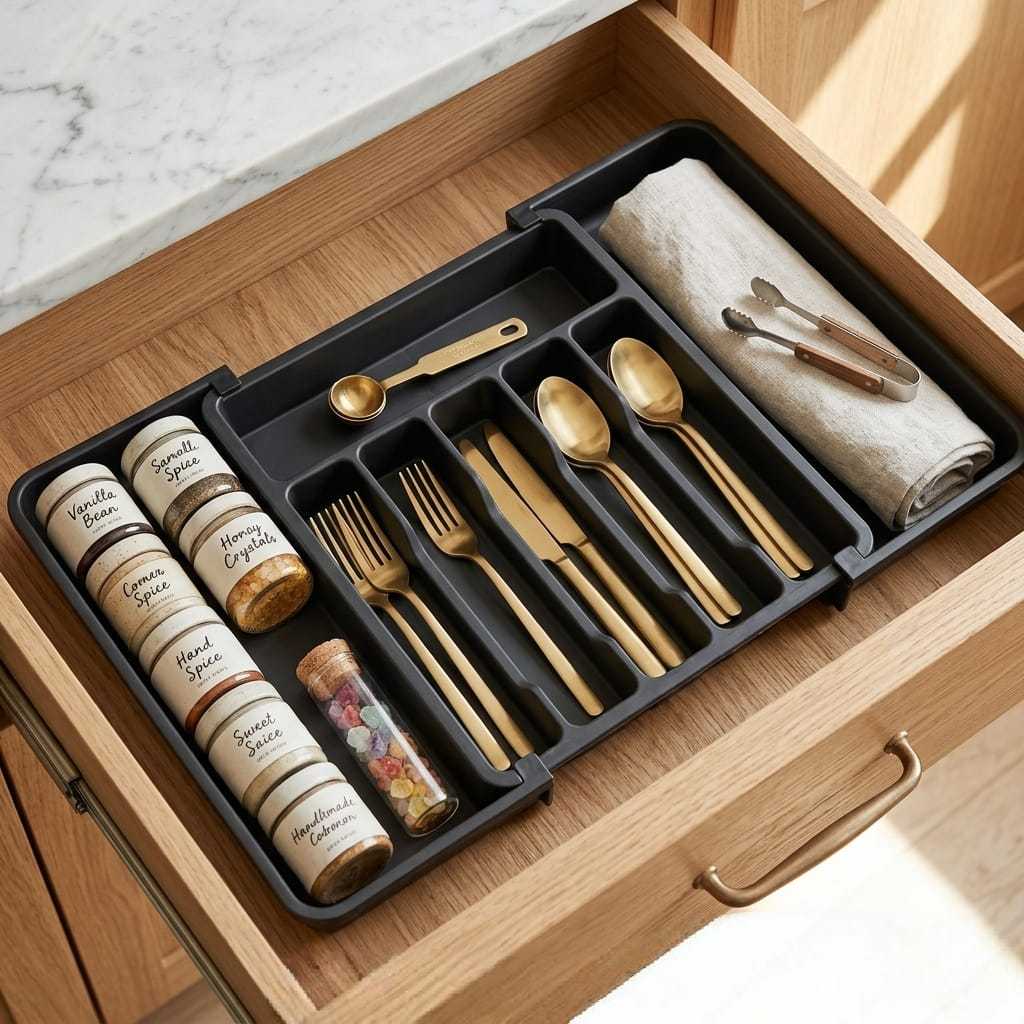 SEKAT SENDOK LACI DAPUR/CUTLERY SET KITCHEN/SEKAT SENDOK/SEKAT ALAT MAKAN DAPUR/SEKAT LEMARI LACI/TE