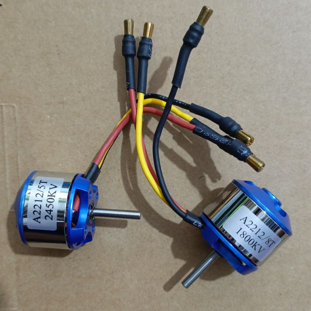 Motor Dinamo RC A 2212 Brushless 1800kv 2450KV 2S 3S