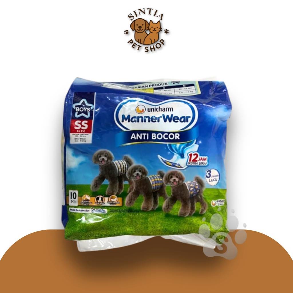 UNICHARM Pampers / Popok Untuk Kucing / Anjing Jantan / Male