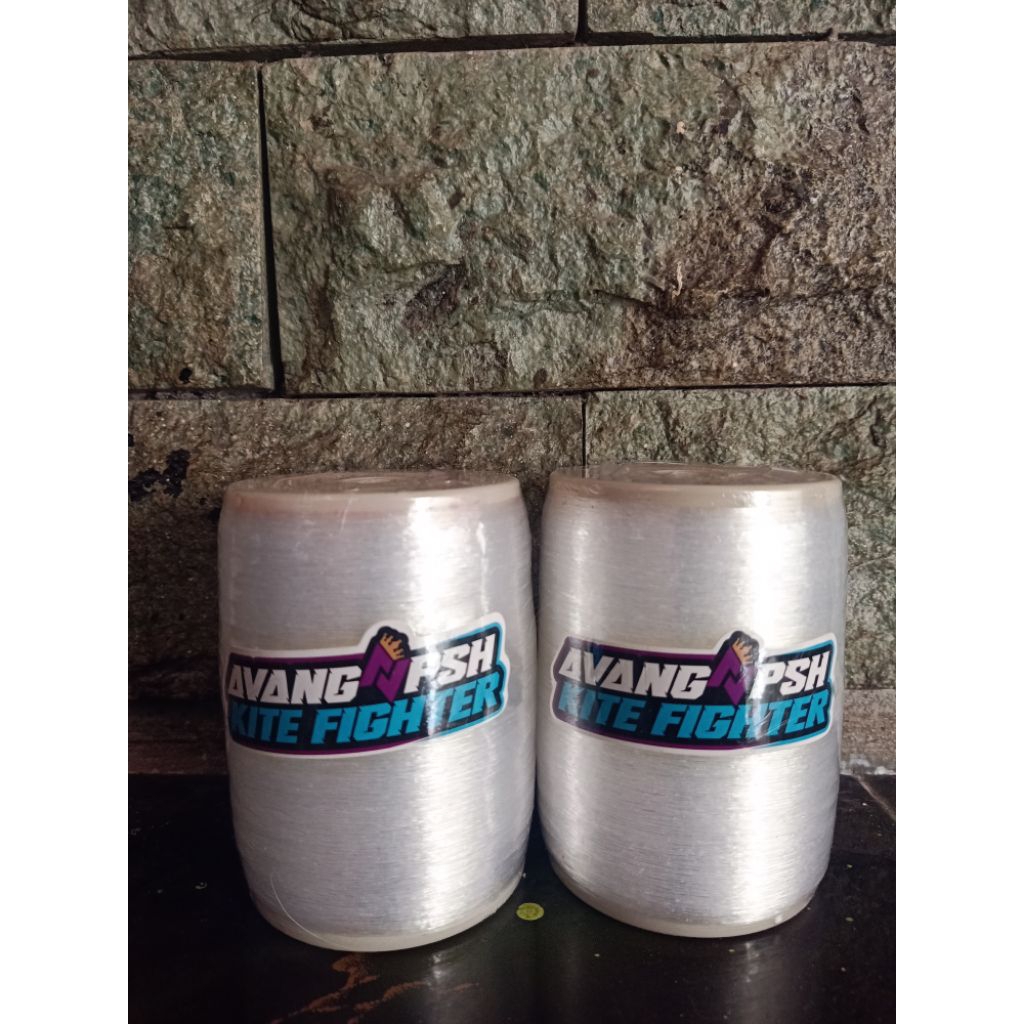 Kenur/Senar Layangan Semi Matot Putih Bening 035/040 Panjang 6000 Yard