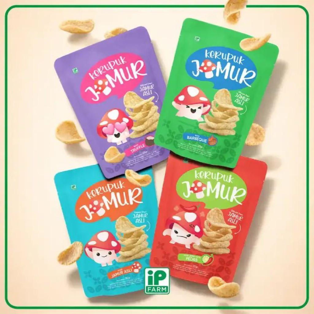 IP FARM KERUPUK JAMUR TIRAM 30 GRAM