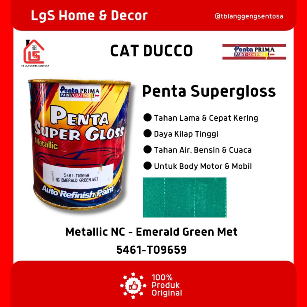 Cat Penta Super Gloss - Emerald Green Met 5461-T09659