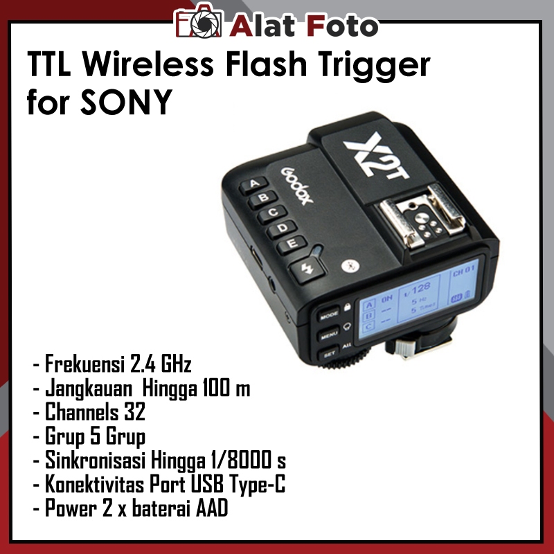 Godox X2T Triger Wirelles for Sony HSS TTL