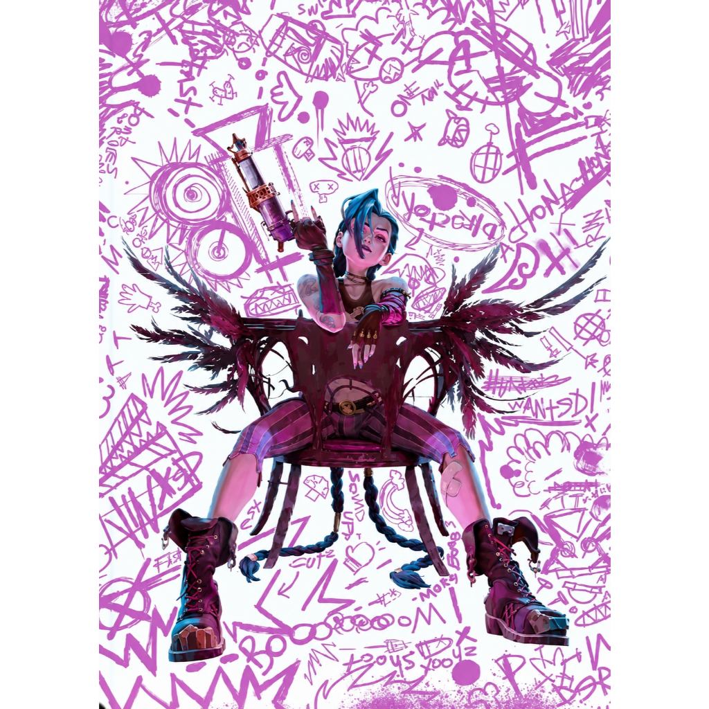 The Art and Making of Arcane League of Legends Jinx Vi English Koleksi Visual Hardcover Baru Segel