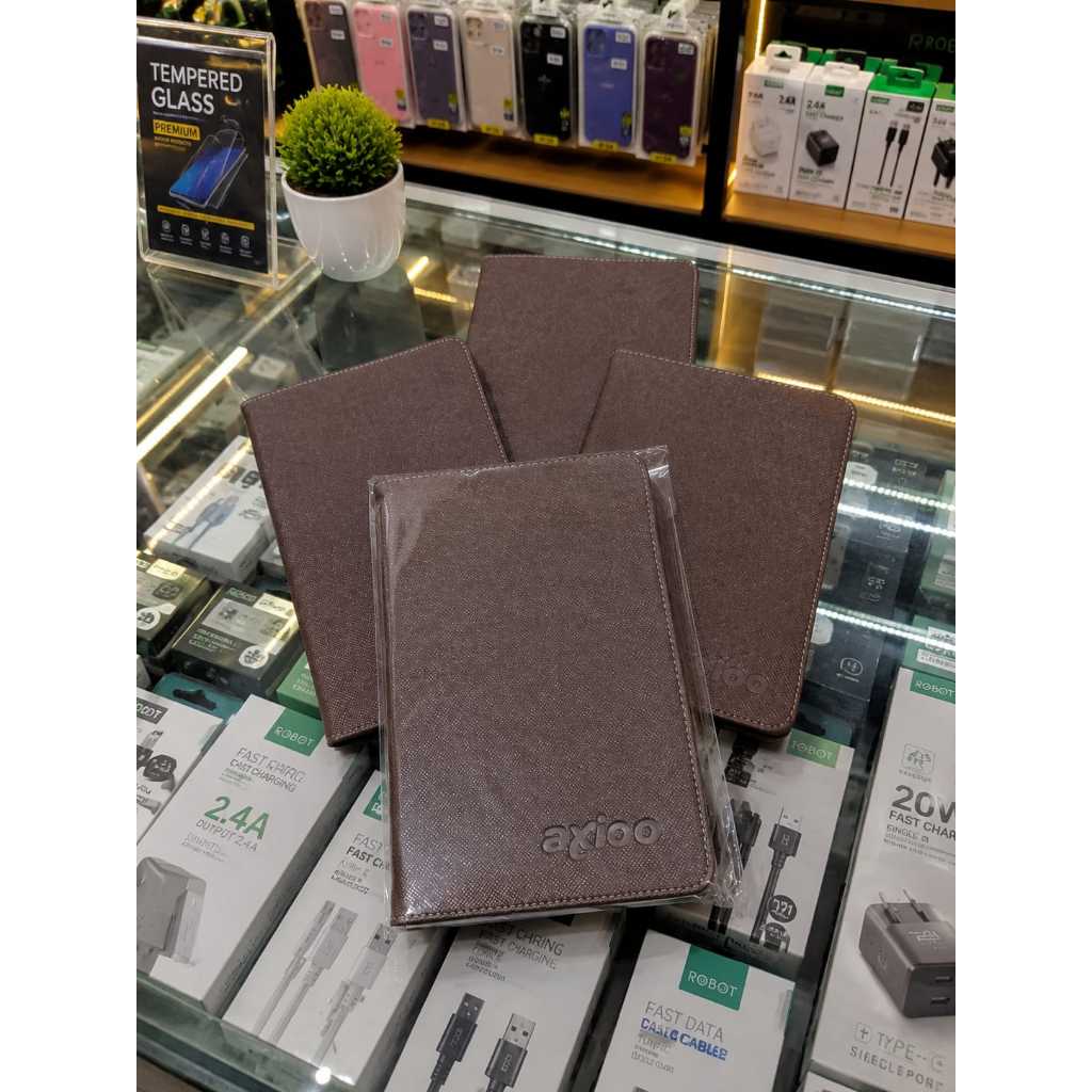 Case Tablet 7" Axioo Universal Kulit Leather Brown Coklat